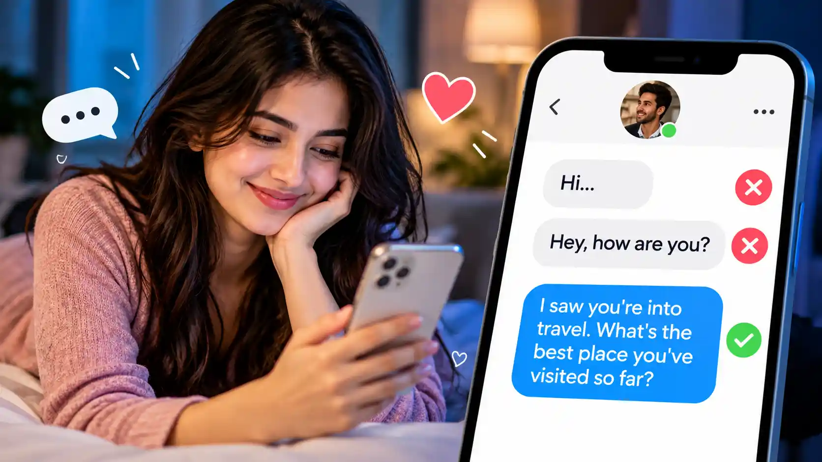 Read more about the article How to Start a Conversation on a Dating App Without Sounding Boring